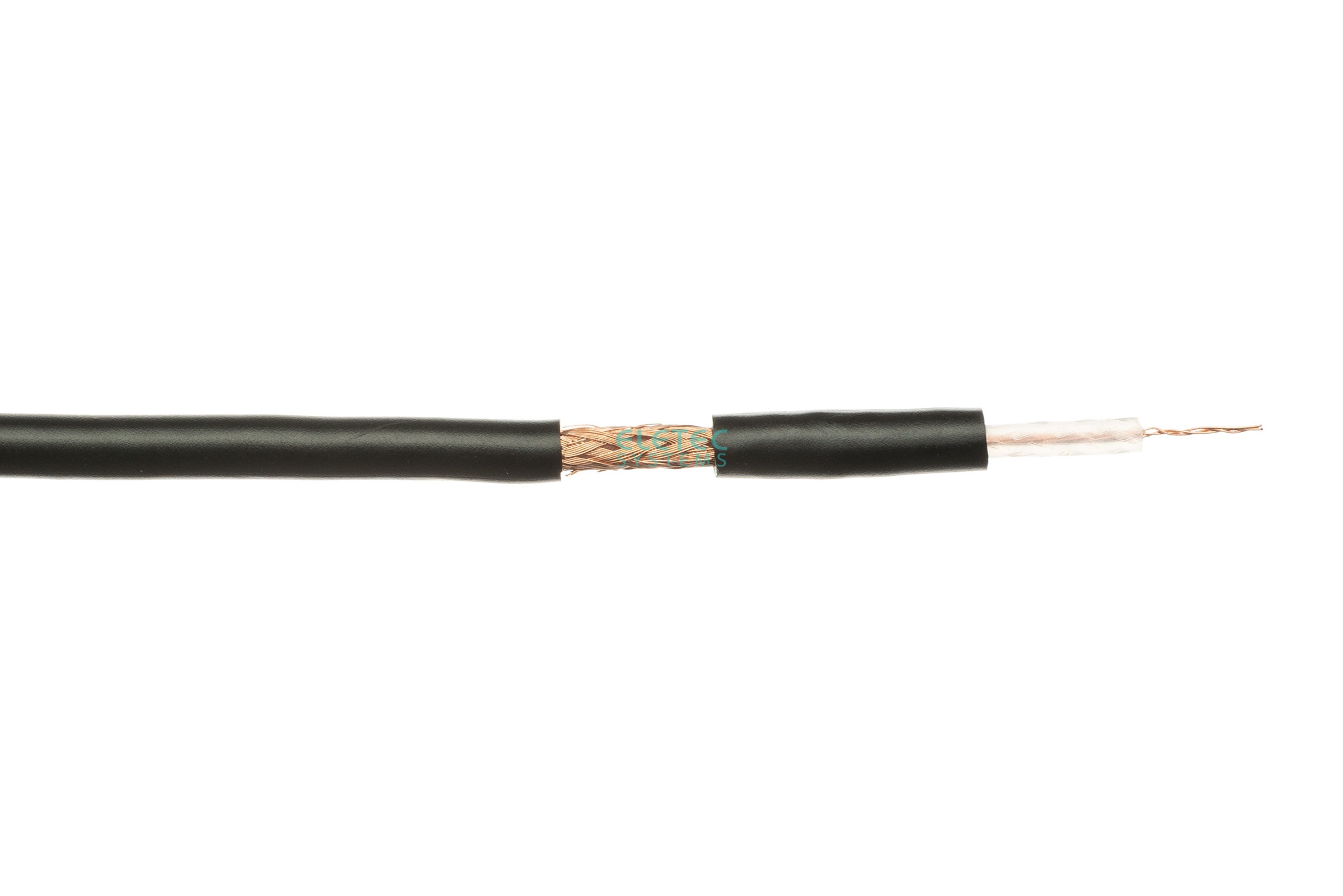 Кабель коаксиальный RG-59 MICRO MIL17 черный, 100 м